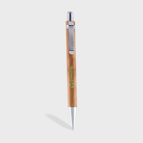 Bolígrafo de bambú con punta metálica