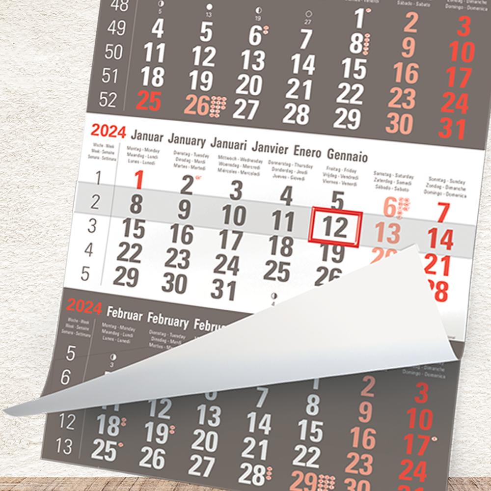 Custom Printed 3 Month Calendar Helloprint