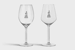 Gepersonaliseerde wijnglazen bedrukt met uw logo - verkrijgbaar bij Drukzo