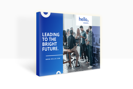 Exhibition wall with LED display