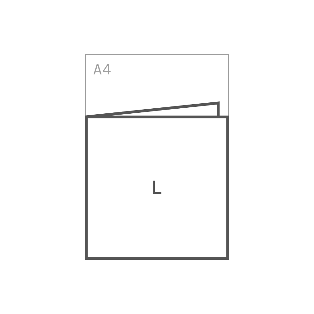 Vierkant groot (210 x 210mm)