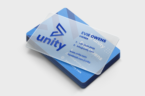 PVC Cards transparent