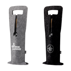 Sac à vin en feutre écologique