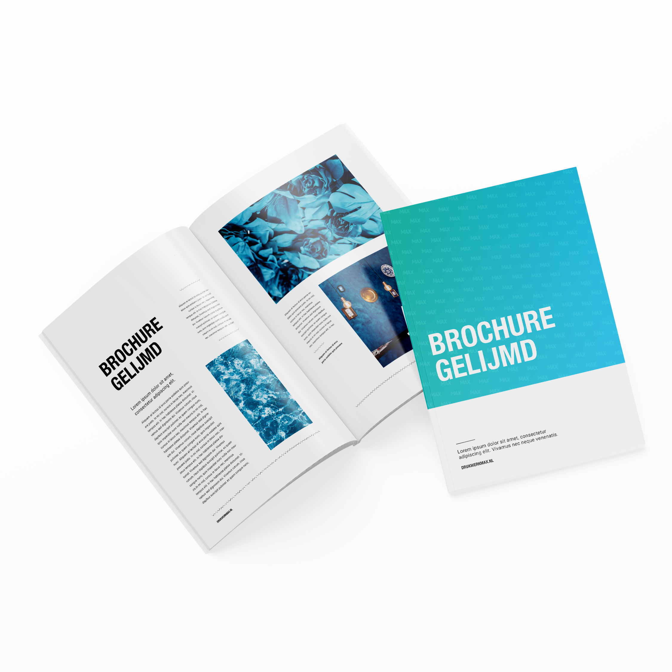 Gelijmde brochures