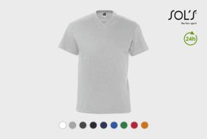 Sols’s basic T-shirt met V-hals