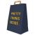 A blue coloured paper bag available with personalised printing solutions for a cheap price at Helloprint