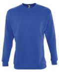 Bedrucke royalblaue Sweatshirts in hoher Qualität mit Deinem Design bei Helloprint.