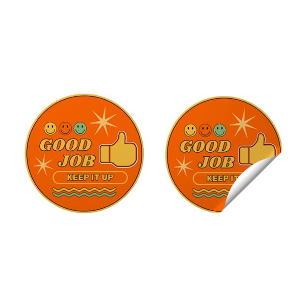 Stickers met tijdelijke lijm