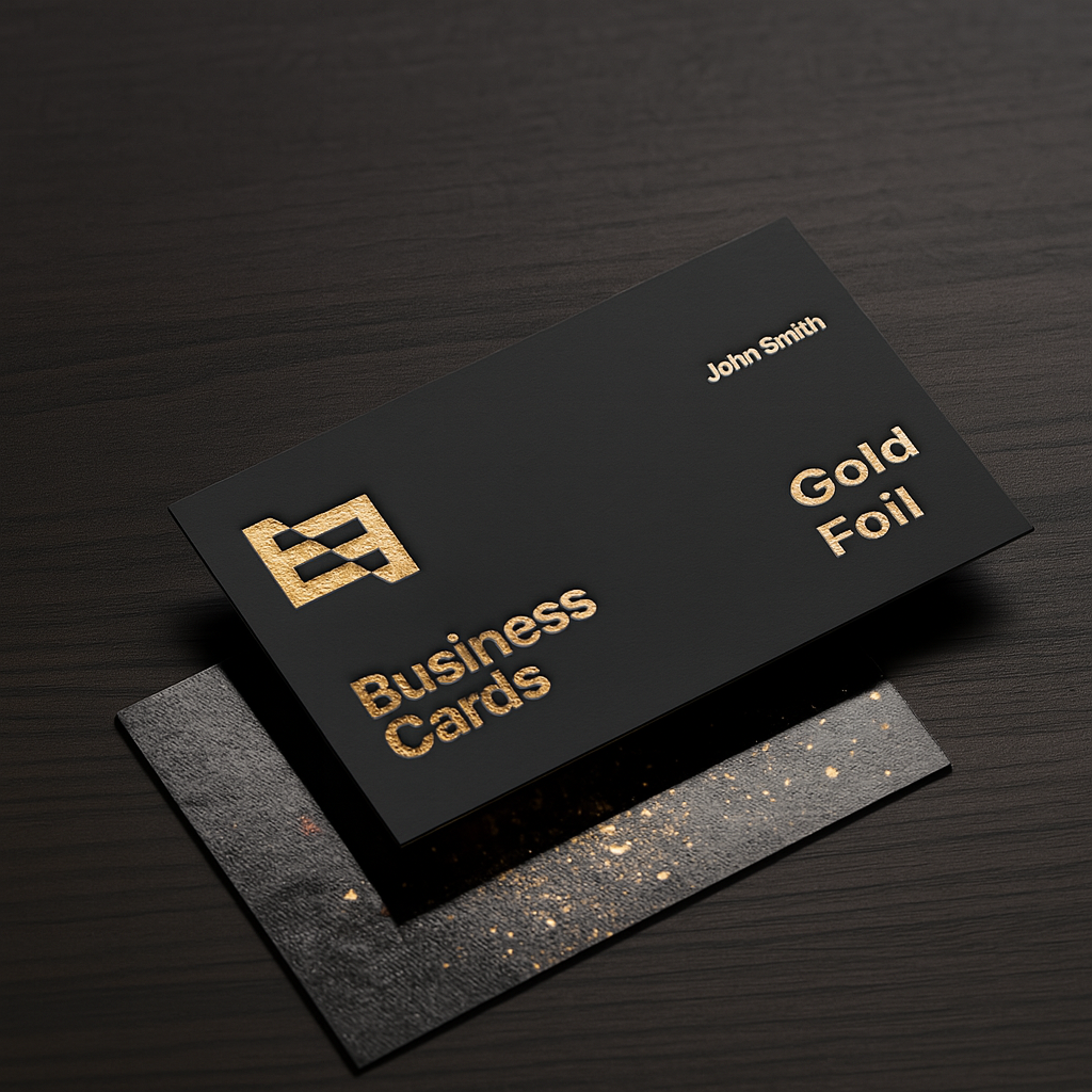 Gold Foil Business Cards