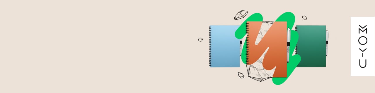 Uitwisbare notitieboekjes