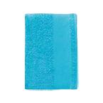 Un asciugamano blu da mare disponibile per essere personalizzato con il tuo logo al miglior prezzo sul mercato a Helloprint