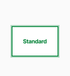 Tarjetas de visita estándar