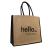 Custom Coloured Jute Bag in Black, available at Helloprint