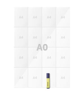 Étiquette autocollante A4, 8 par planche, blanc, 105mm x 74mm - 500 par  boîte