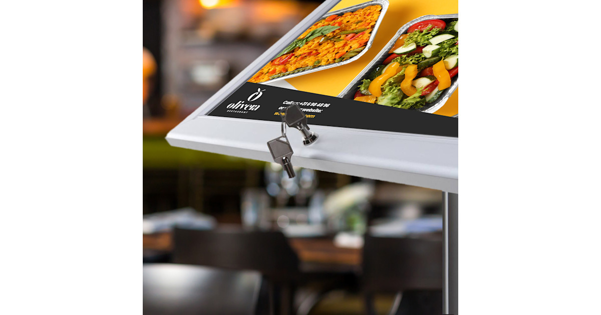 Menu Stand LED Illuminated | Helloprint