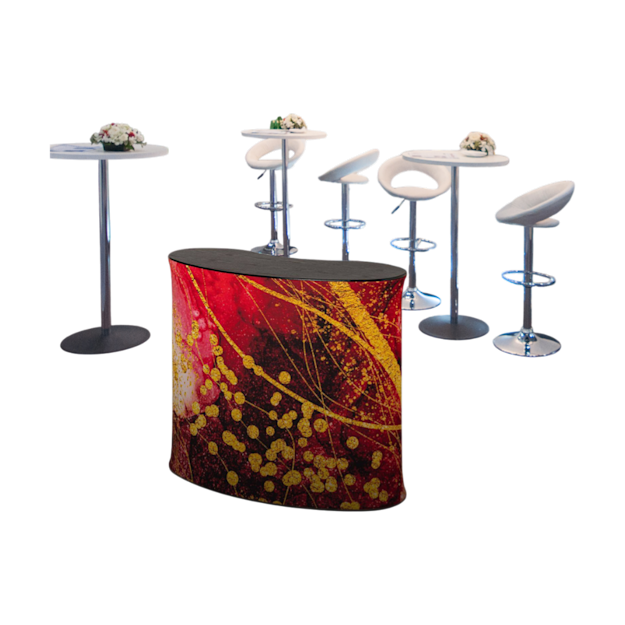 Curved Fabric Counter