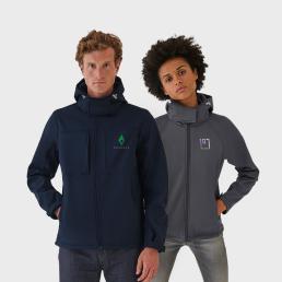 Premium Hooded Softshell Jacket B&C personalisation