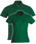 Icon für Premium Polo Shirts bedruckt von Helloprint in einer dunkel grünen Farbe. Perfekt für jeden Anlass!