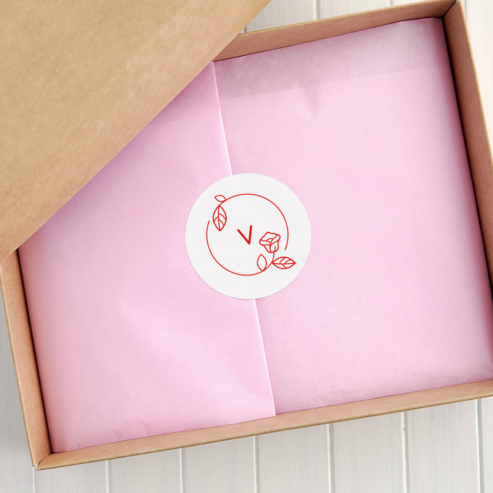 Sticker mit Folienveredelung