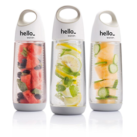Customisable 650 ml Bopp Fruit Infuser Bottle with Logo Display Option, available at Helloprint