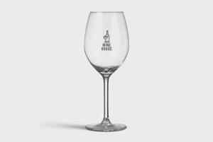 Personalised Chablis white wine glasses