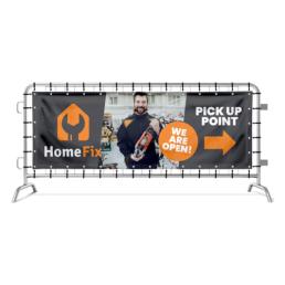 Fence banners personalisation