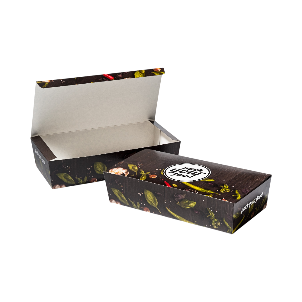 Barquette alimentaire avec couvercle