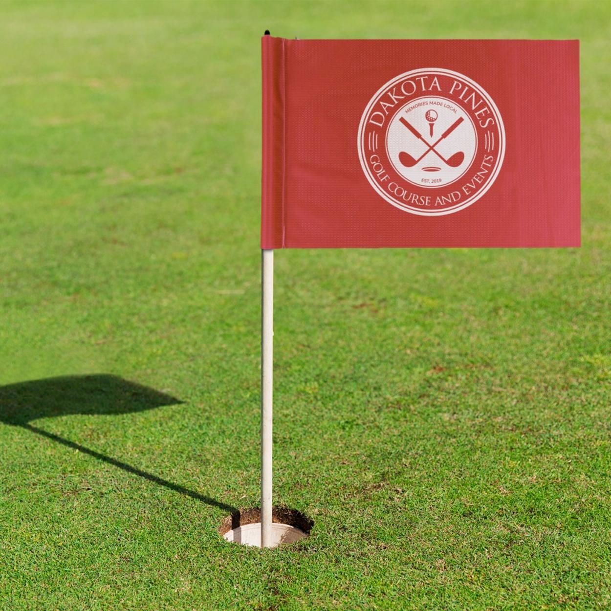 Personalised Golf Flags, Cheap & High-Quality, Only at | HelloPrint