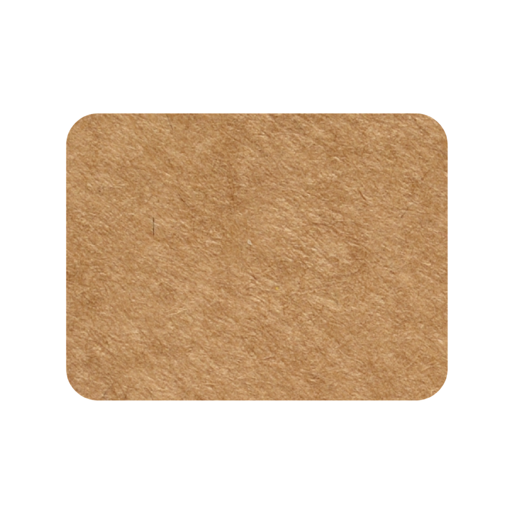 Kraft marrón interior sin plástico