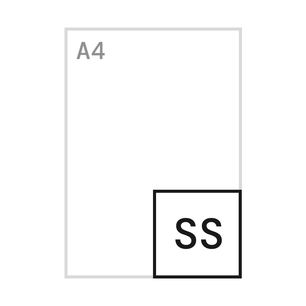 105 x 105 mm