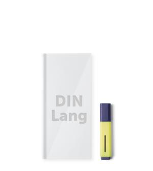 Icon für die DIN-Lang Broschüre, genutzt bei Helloprint