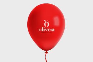 Printed red balloon