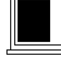 Back adhesive <br> Visible outside