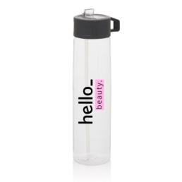Custom Printed Tritan Bottle with Straw 450ml and BPA free,  available at Helloprint