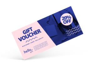 Vouchers and gift cards from Drukzo