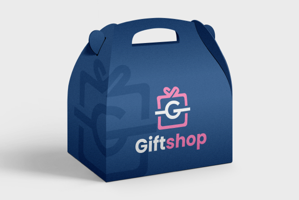 Gift box with handle