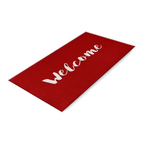 Image of a printed entrance mat. Great for welcoming your guests!