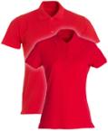 Premium Poloshirts mit personalisierten Druck bei Helloprint. Bestelle einfach online in der Farbe Rot.