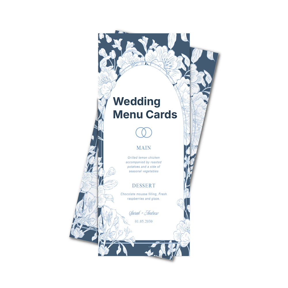 Wedding Menu Cards