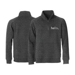 Premium lynlås sweatshirts personalisation