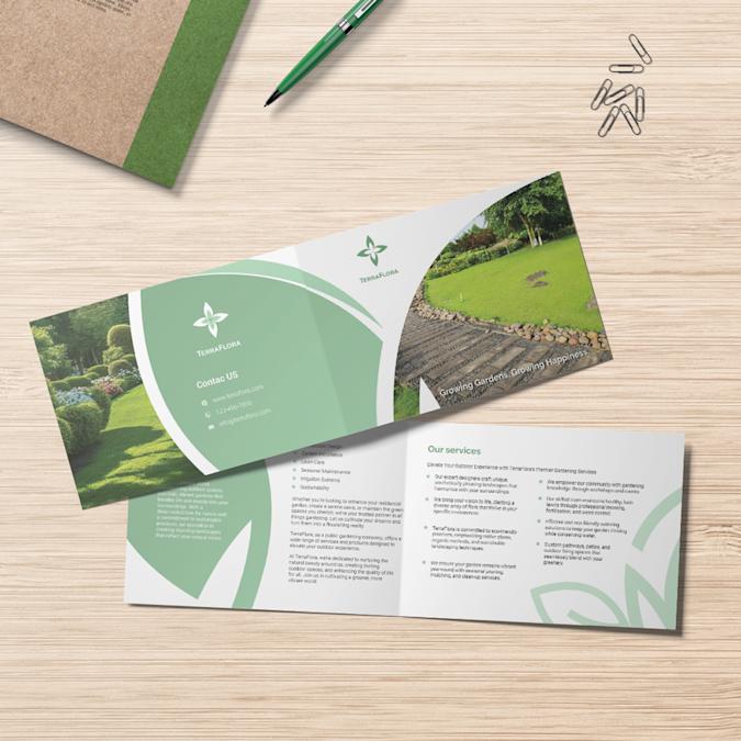Cheap Custom Printed Half Fold Leaflets Half Fold Flyers