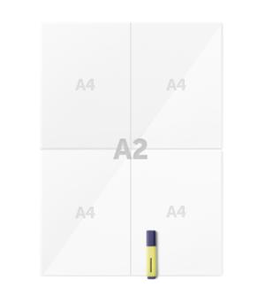 Icona di un formato carta A2