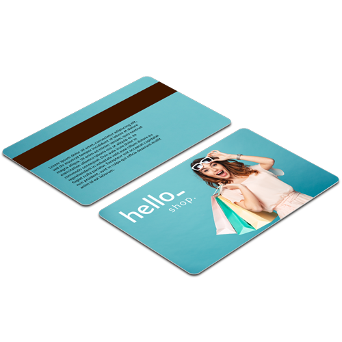 Print PVC cards with magnetic strips at the best price at Helloprint
