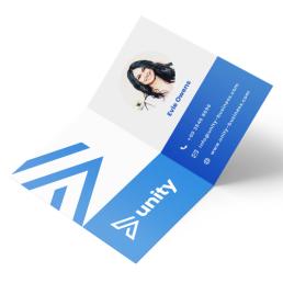 Cheap Folded Business Card Printing all over the UK 