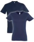 Das Basic T-Shirt von Helloprint im Imperial Style der Marke Sol's mit dem französischen Marineblau Farbton. 