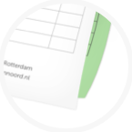 1 vel: Groen ondervel