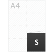 <strong>210x105mm</strong> ouvert / <br><strong>105x105mm</strong> fermé