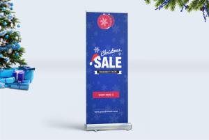 Kerst Roll-up banners