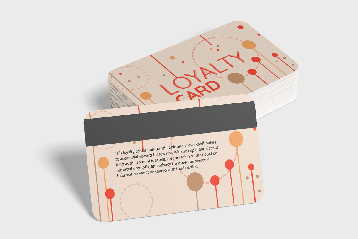 PVC pasjes met magneetstrip LoCo