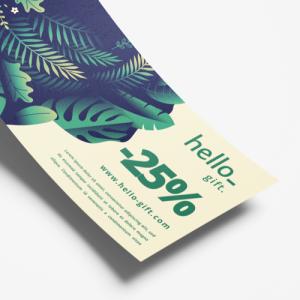 Environmentally friendly vouchers with off-white biodegradable paper from HelloprintConnect